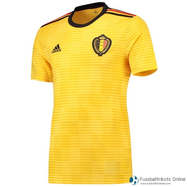 Belgien Trikot Auswarts 2018 Gelb Fussballtrikots Günstig